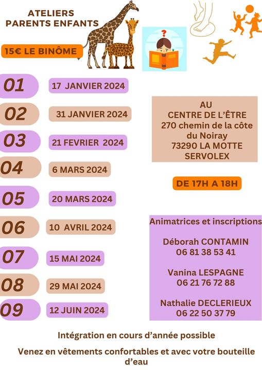 Ateliers parents enfants